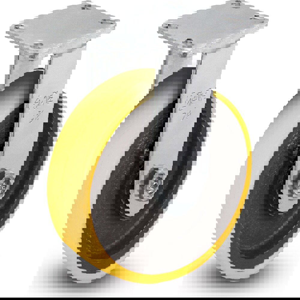 Rigid Top Plate Caster: Mold on Polyurethane, 10